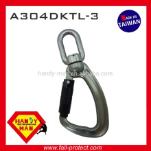 Aluminium-Legierungs-Schwenkauge 25kN Lastanzeige Snap Triple Lock Hook